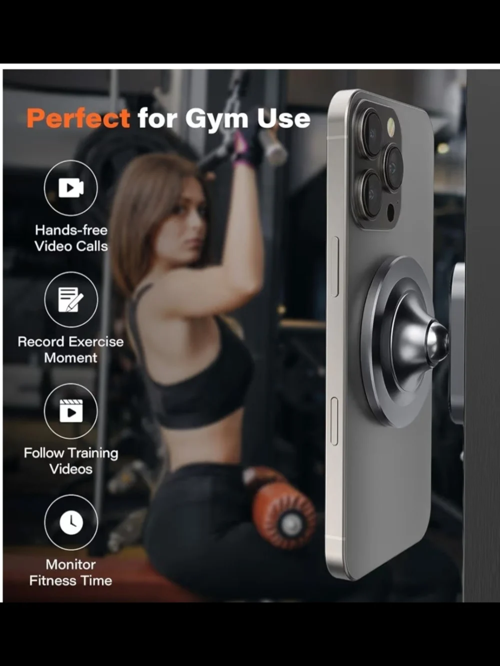 A2C Gym/Golf Cart Magnetic Phone Holder/Mount